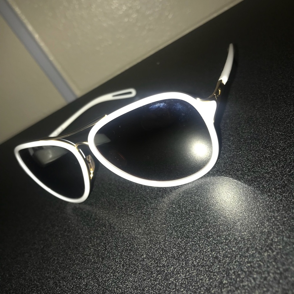 White Oakley Sunglasses